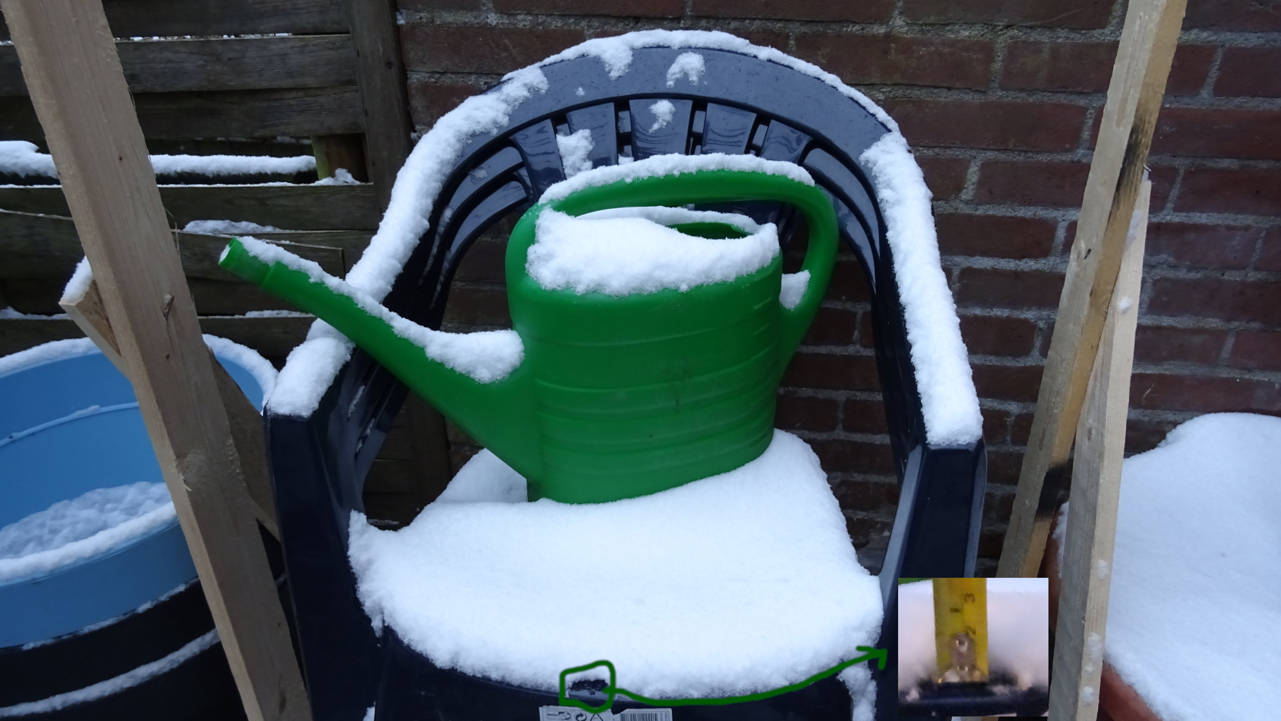 3 cm sneeuw