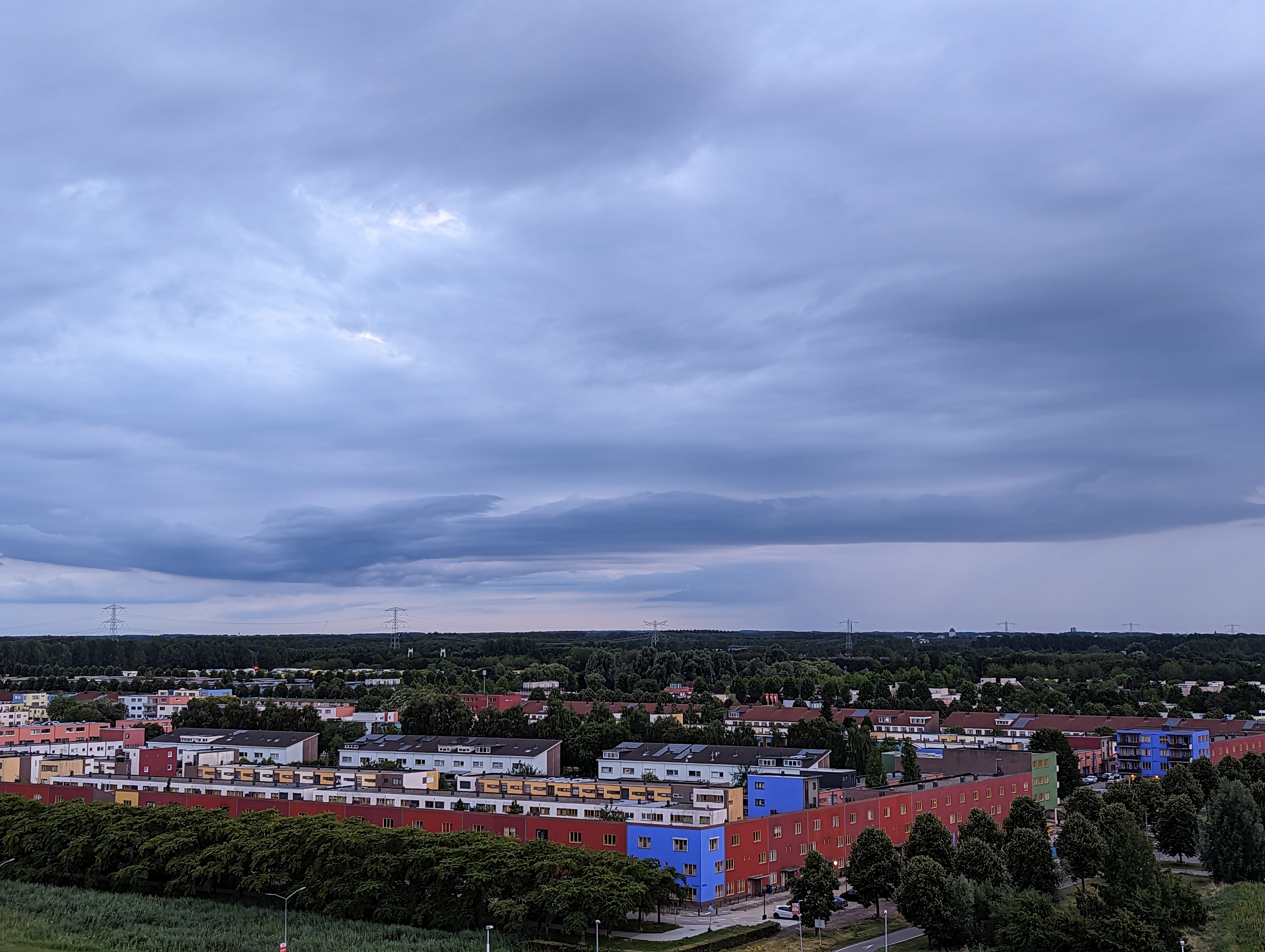 Bliksem was in deze bui in het westen